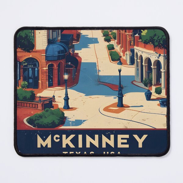 Item preview, McKinney Texas USA Vintage Travel Tourism designed and sold by TravelersGems.
