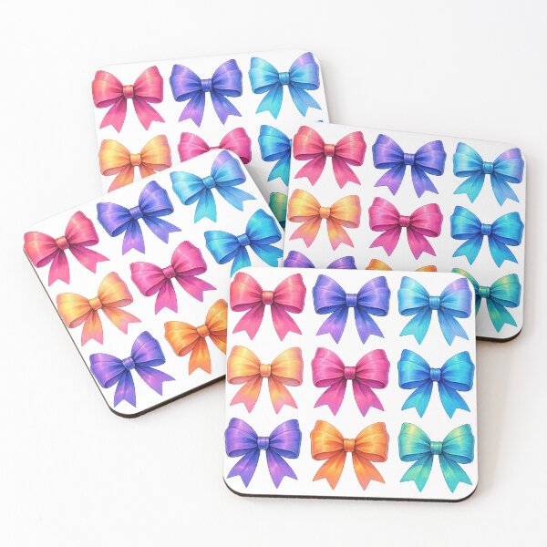 Item preview, Bright Colorful Ribbon Bow Set Digital Clipart designed and sold by ArtfulWeave.