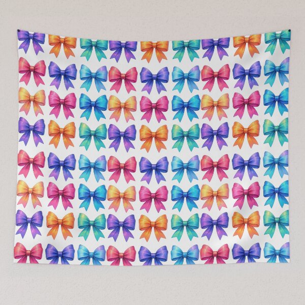 Item preview, Bright Colorful Ribbon Bow Set Digital Clipart designed and sold by ArtfulWeave.