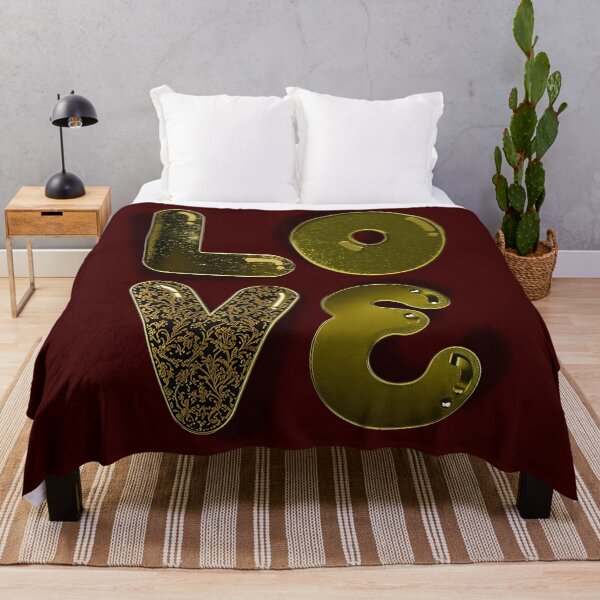Item preview, Luxury Gold LOVE Letters – Elegant 3D Romantic Art designed and sold by asudesign.