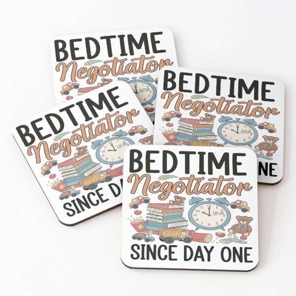 Item preview, Bedtime Negotiator – Honest Parenting Humor Tee designed and sold by TodoCraft.