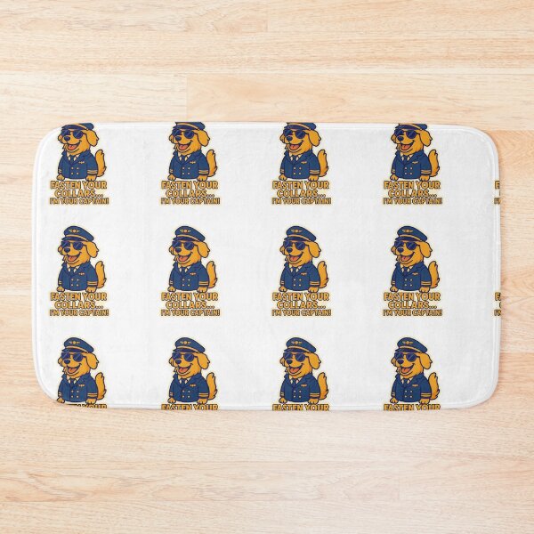 Item preview, Captain Pup on Duty – Funny Pilot Dog Sticker designed and sold by sochadesigner.
