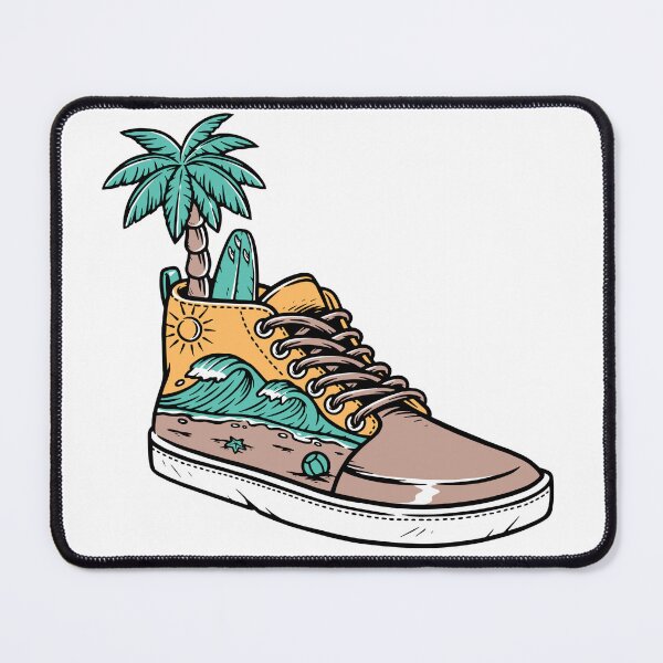Item preview, Tropical Surf Sneaker Beach Vibes Art Design designed and sold by Wear Sculpt.
