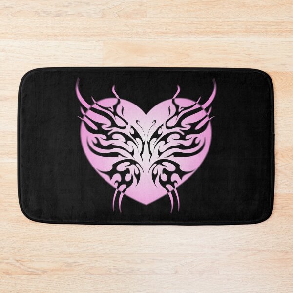 Item preview, y2k neo tribal cyber sigilism pink aesthetic aura butterfly heart designed and sold by Creative Brat Design Studio.