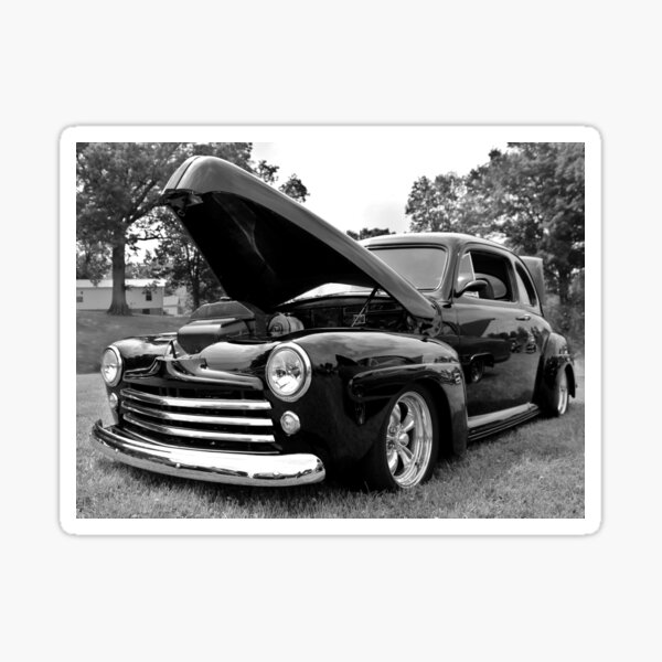 Item preview, Black and white car photo  designed and sold by E1012.