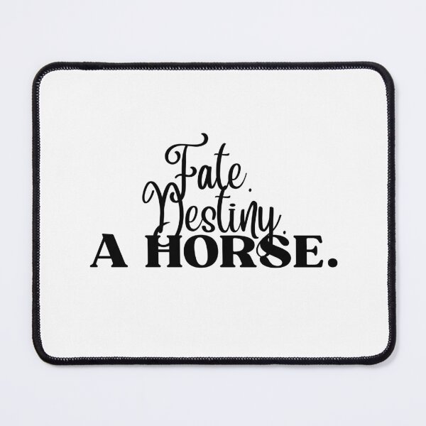 Item preview, Fate. Destiny. A Horse Tangled Inspired BLACK FONT designed and sold by Zippitydodads.