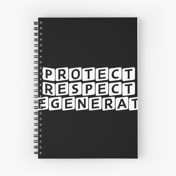 Item preview, Protect. Respect. Regenerate. designed and sold by Ninjacatoff.