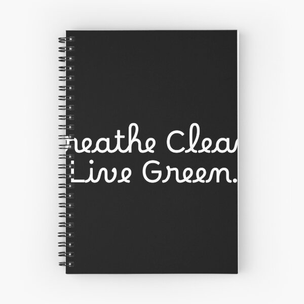 Item preview, Breathe Clean. Live Green. designed and sold by Ninjacatoff.