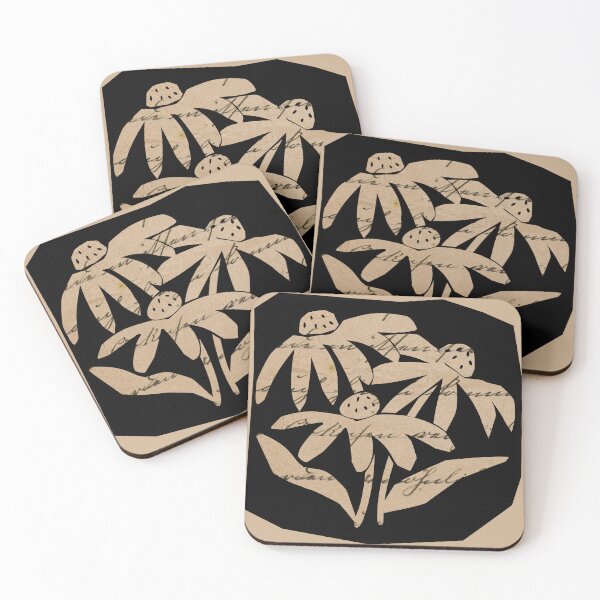 Item preview, Rustic Paper Cut Wildflowers – Minimal Botanical Art designed and sold by asudesign.