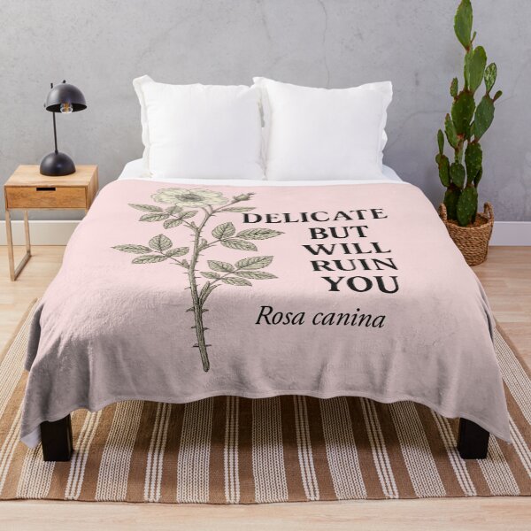 Item preview, Delicate But Will Ruin You – Botanical Rose with Attitude designed and sold by Meandmyshop.