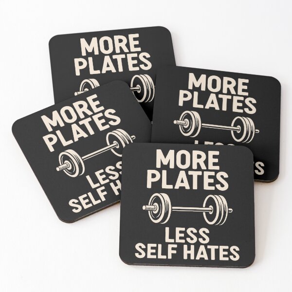 Item preview, More Plates Less Self Hates designed and sold by My Kozy Shoppe.