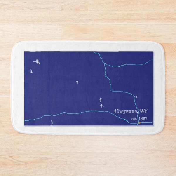 Item preview, Cheyenne, WY [Blue] designed and sold by PhilbonianDezin.