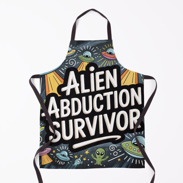 Item preview, Alien Abduction Survivor: A Whimsical Extraterrestrial Encounter designed and sold by ForeverPrintsOK.