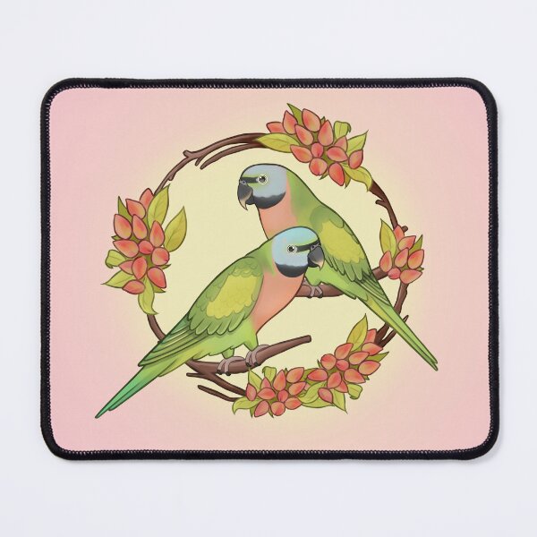 Item preview, Cute Moustached Parrots designed and sold by meruesan.