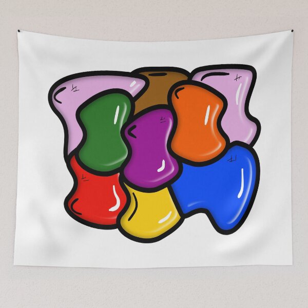 Item preview, Abstract Color Blobs – Playful Pop Art Vibes designed and sold by ForcePrint.