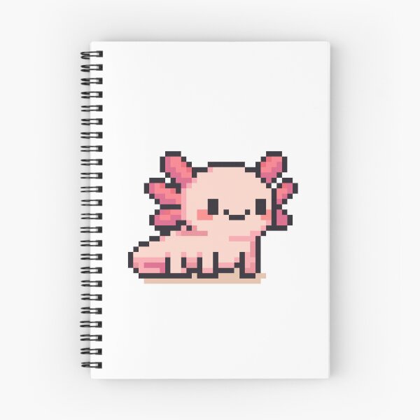 Item preview, Tiny Pixel Axolotl – Pink Happy Strider designed and sold by retro_pixel.