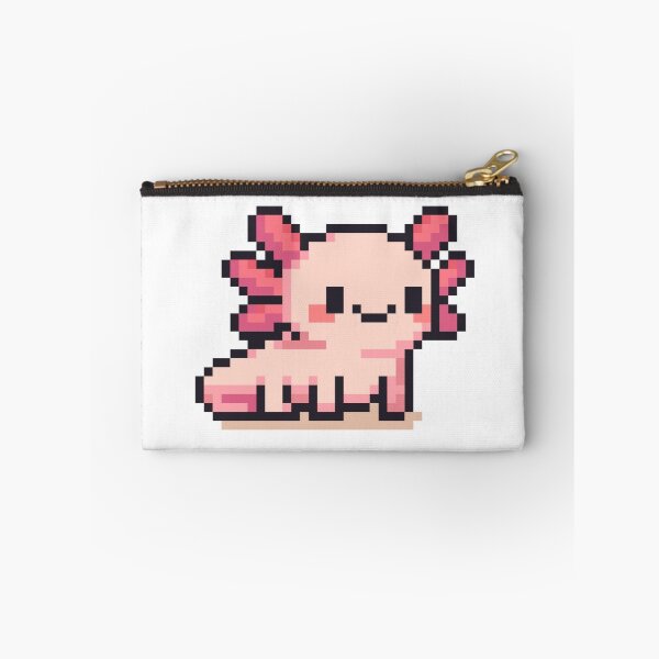 Item preview, Tiny Pixel Axolotl – Pink Happy Strider designed and sold by retro_pixel.