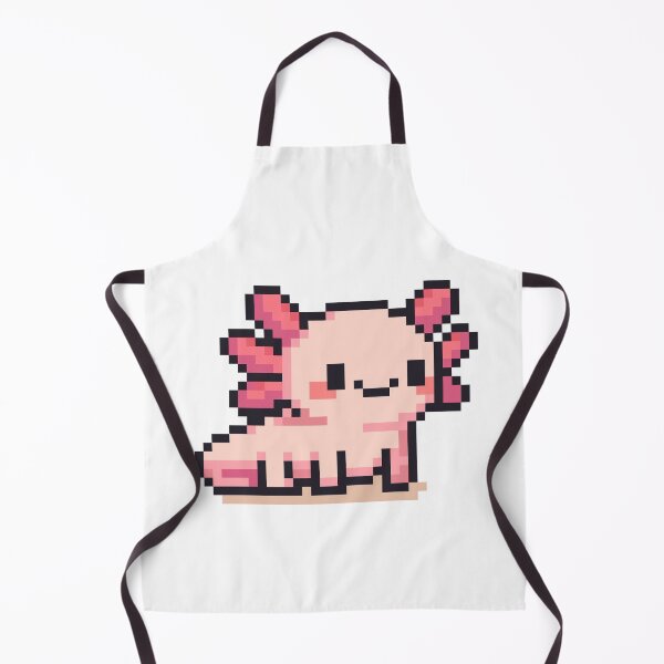Item preview, Tiny Pixel Axolotl – Pink Happy Strider designed and sold by retro_pixel.