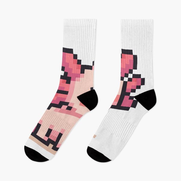 Item preview, Tiny Pixel Axolotl – Pink Happy Strider designed and sold by retro_pixel.
