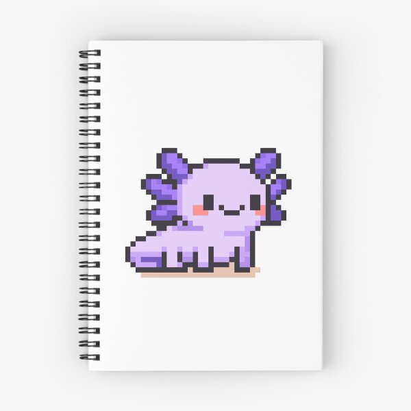 Item preview, Tiny Pixel Axolotl – Lavender Happy Strider designed and sold by retro_pixel.