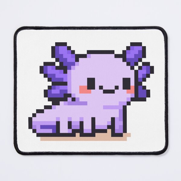Item preview, Tiny Pixel Axolotl – Lavender Happy Strider designed and sold by retro_pixel.