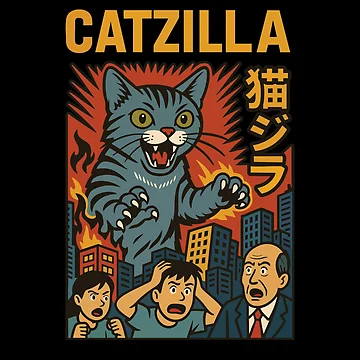 Artwork thumbnail, Catzilla by CollageLab