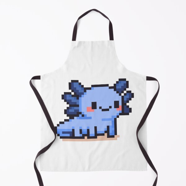 Item preview, Tiny Pixel Axolotl – Blueberry Happy Strider designed and sold by retro_pixel.