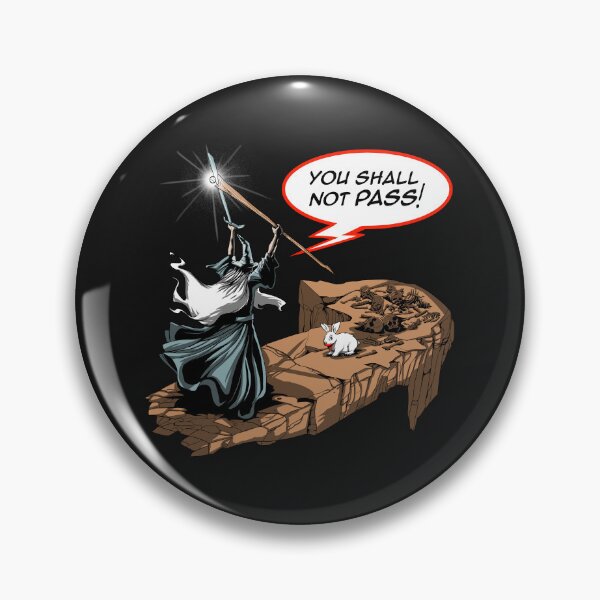 Item preview, You shall not pass rabbit designed and sold by Zascanauta.