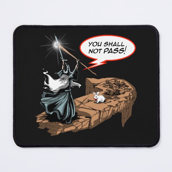 Item preview, You shall not pass rabbit designed and sold by Zascanauta.