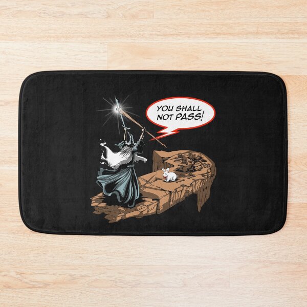 Item preview, You shall not pass rabbit designed and sold by Zascanauta.