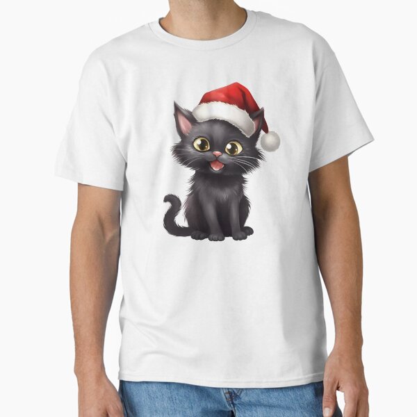 Item preview, Cute and Funny Christmas Black Cat Sublimation designed and sold by arjay0423.