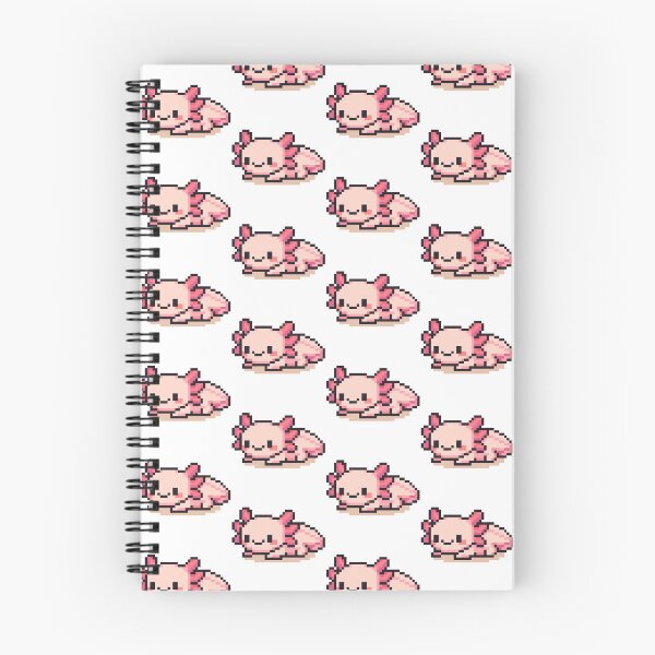 Item preview, Tiny Pixel Axolotl – Pink Cozy Lounger designed and sold by retro_pixel.