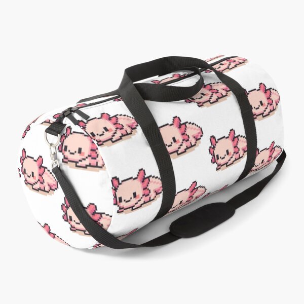 Item preview, Tiny Pixel Axolotl – Pink Cozy Lounger designed and sold by retro_pixel.
