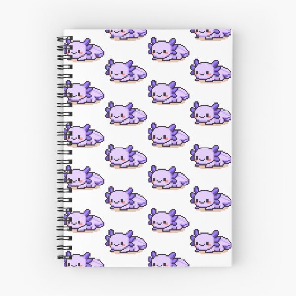 Item preview, Tiny Pixel Axolotl – Lavender Cozy Lounger designed and sold by retro_pixel.