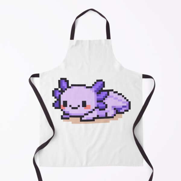 Item preview, Tiny Pixel Axolotl – Lavender Cozy Lounger designed and sold by retro_pixel.
