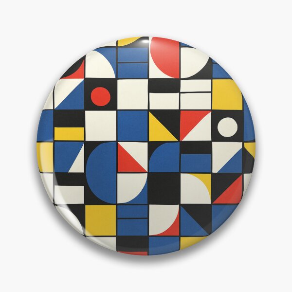 Item preview, Modernist Rhythm – Bauhaus Geometric Grid Pattern designed and sold by SUNAGIMO9999.