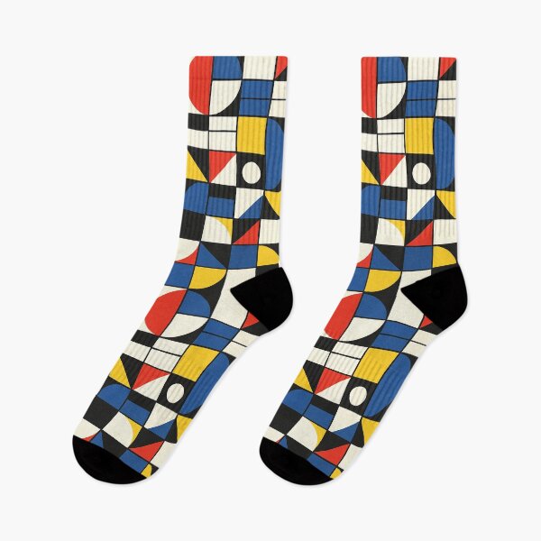 Item preview, Modernist Rhythm – Bauhaus Geometric Grid Pattern designed and sold by SUNAGIMO9999.