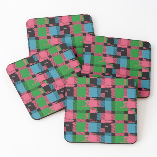 Item preview, Brain Rot Glitch Plaid designed and sold by Things and stuff.