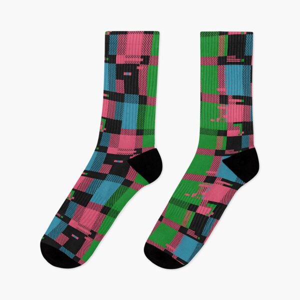 Item preview, Brain Rot Glitch Plaid designed and sold by Things and stuff.