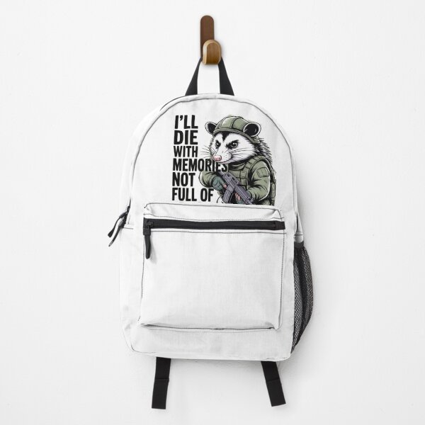 Item preview, I'll Die With Memories Not A Full Mag Live for Memories, Not Mags military possum designed and sold by MIMSCorneR.