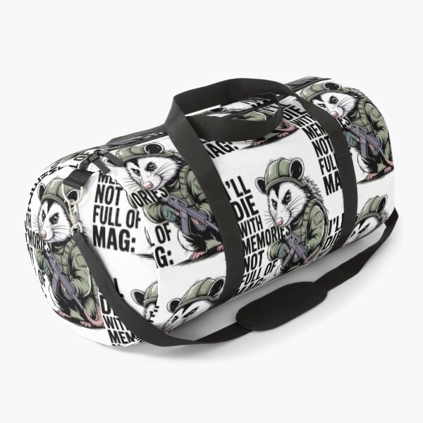 Item preview, I'll Die With Memories Not A Full Mag Live for Memories, Not Mags military possum designed and sold by MIMSCorneR.