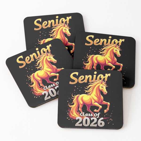 Item preview, Senior 2026 Fire Horse – Bold Chinese Zodiac Graduation Design designed and sold by RedDogStudio.