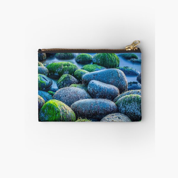 Item preview, Mossy Rocks on Reykjavik Shore – Tranquil Icelandic Seascape designed and sold by Kristvin Gudmundsson.