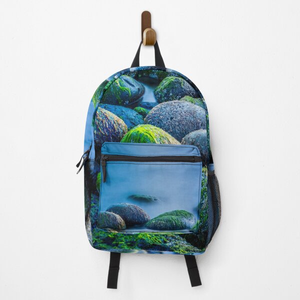 Item preview, Mossy Rocks on Reykjavik Shore – Tranquil Icelandic Seascape designed and sold by Kristvin Gudmundsson.