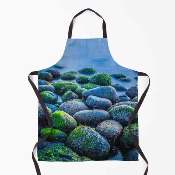 Item preview, Mossy Rocks on Reykjavik Shore – Tranquil Icelandic Seascape designed and sold by Kristvin Gudmundsson.