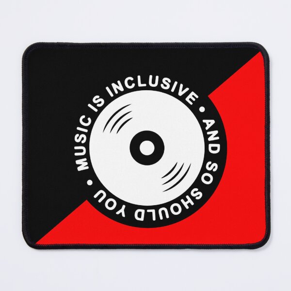 Item preview, Music is Inclusive Flag designed and sold by ProjectVinyl.