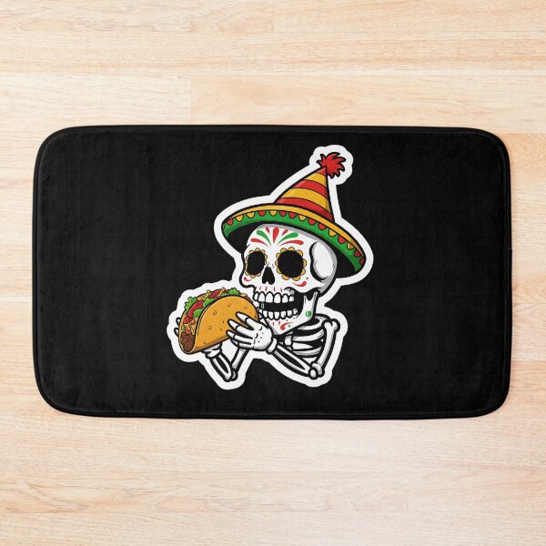Item preview, Skull Tacos and Party Sticker designed and sold by TheSkullRoom.