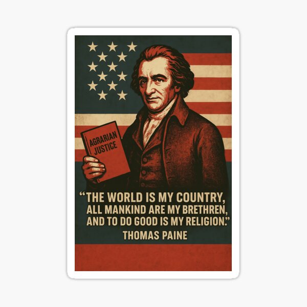 Item preview, Thomas Paine: Revolutionary Spirit of the Common Good designed and sold by StarsAndSickles.