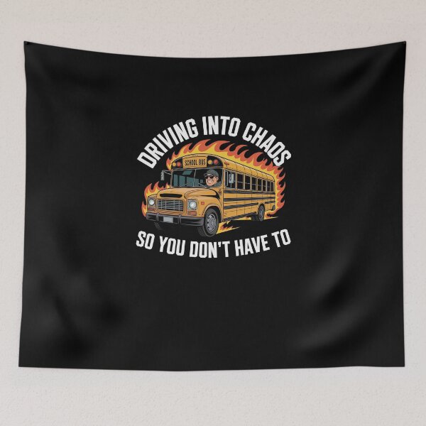 Item preview, Chaos Transport School Bus Driver designed and sold by Printed-Memes.