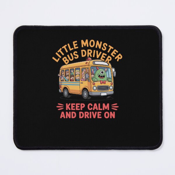 Item preview, Little Monster School Bus Driver designed and sold by Printed-Memes.